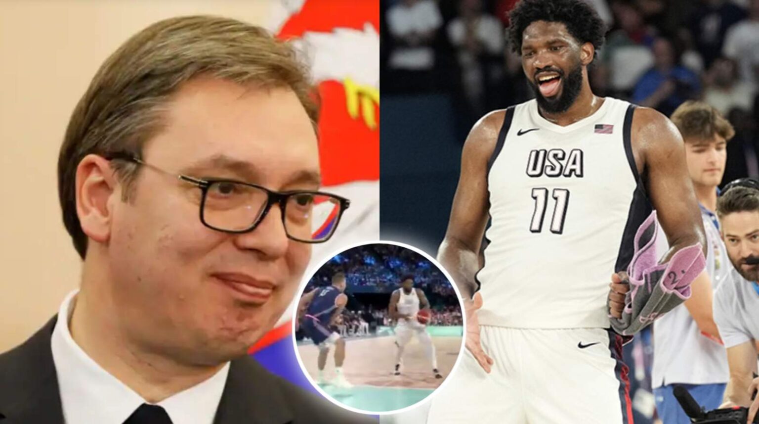 Serbian President accuses Joel Embiid of 'travel' after Team USA's ...