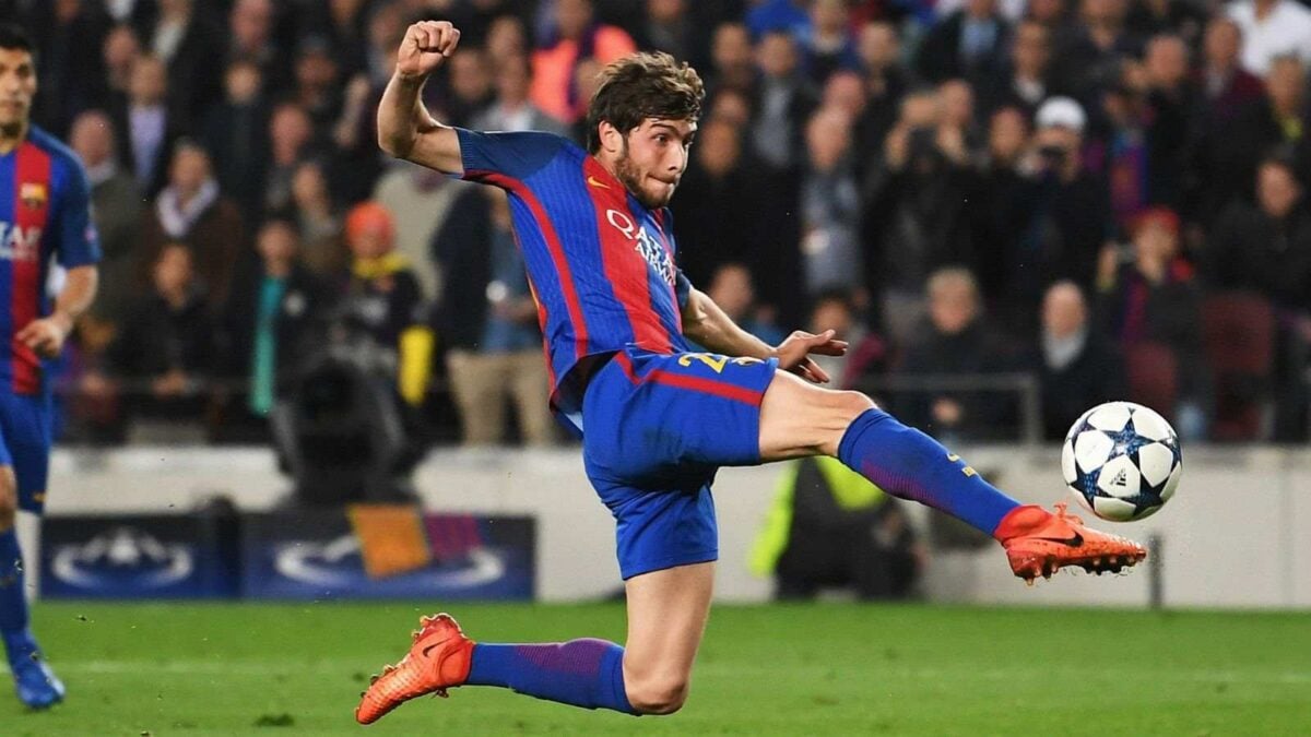 Sergi Roberto vs PSG in 2017