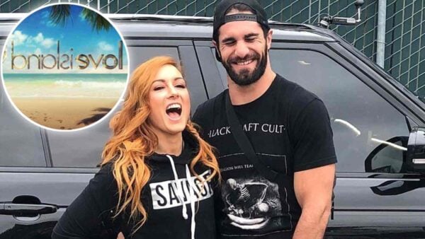 Seth Rollins and Becky Lynch