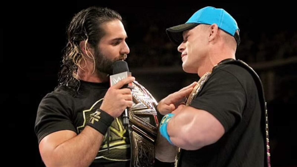 Seth Rollins John Cena