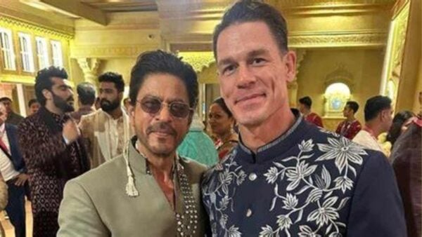 Shah Rukh Khan and John Cena