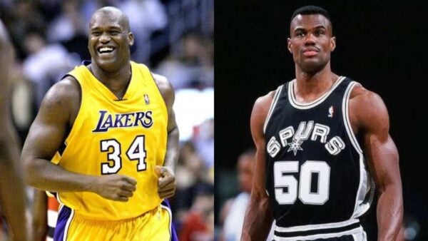 Shaquille O’Neal and David Robinson