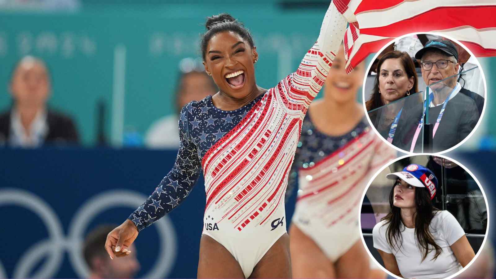 Simone Biles draws Billionaire Bill Gates, supermodel Kendall Jenner and other A-listers at Paris Olympics