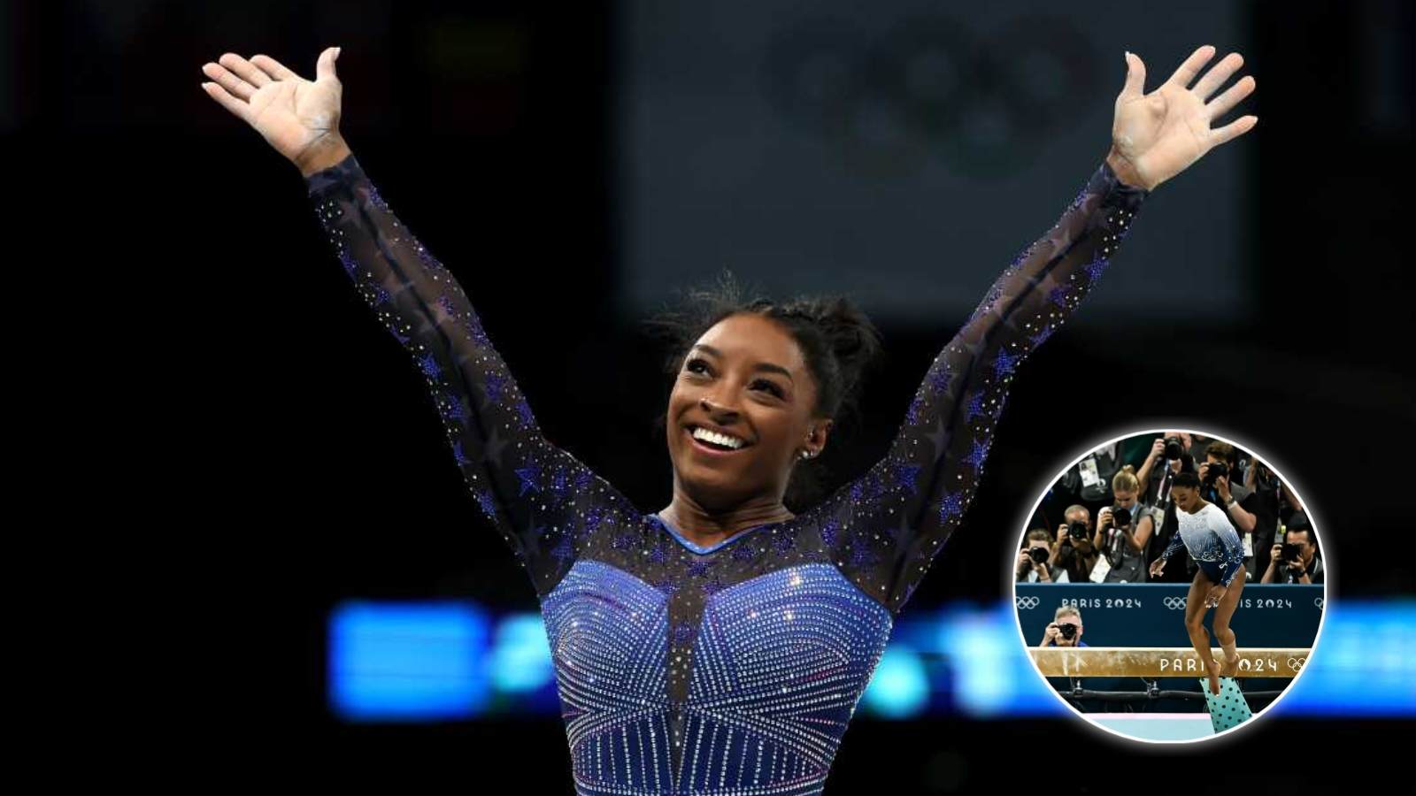 (Video) Simone Biles, who was the overwhelming favorite, has pale face after missing a medal following her out-of-nature fall off the beam