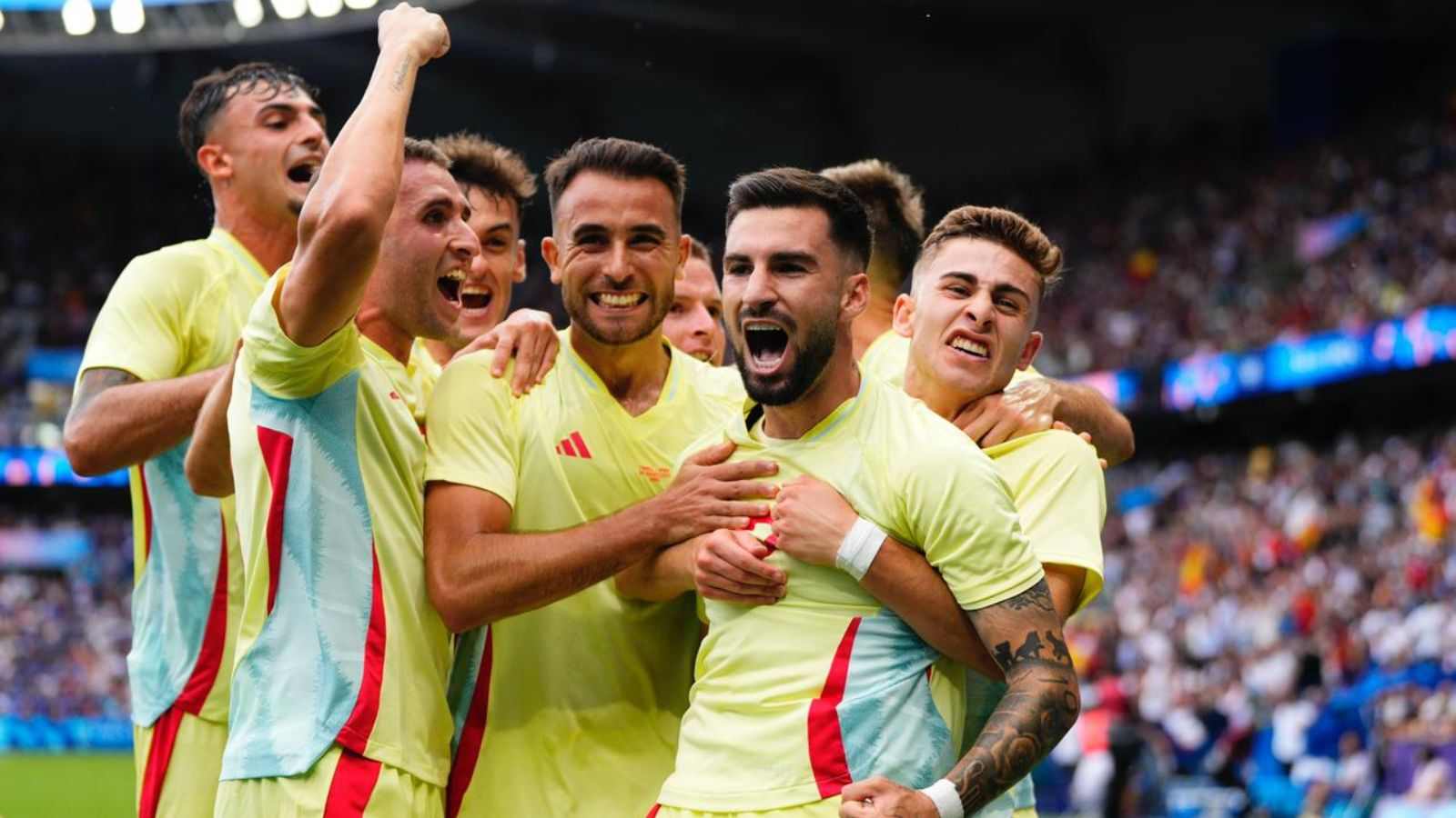 History made as La Masia field 7 out of 11 starters for Spain in 5-3 demolition of France at 2024 Paris Olympics