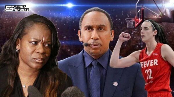 Stephen A Smith Sheryl Swoopes and Caitlin Clark