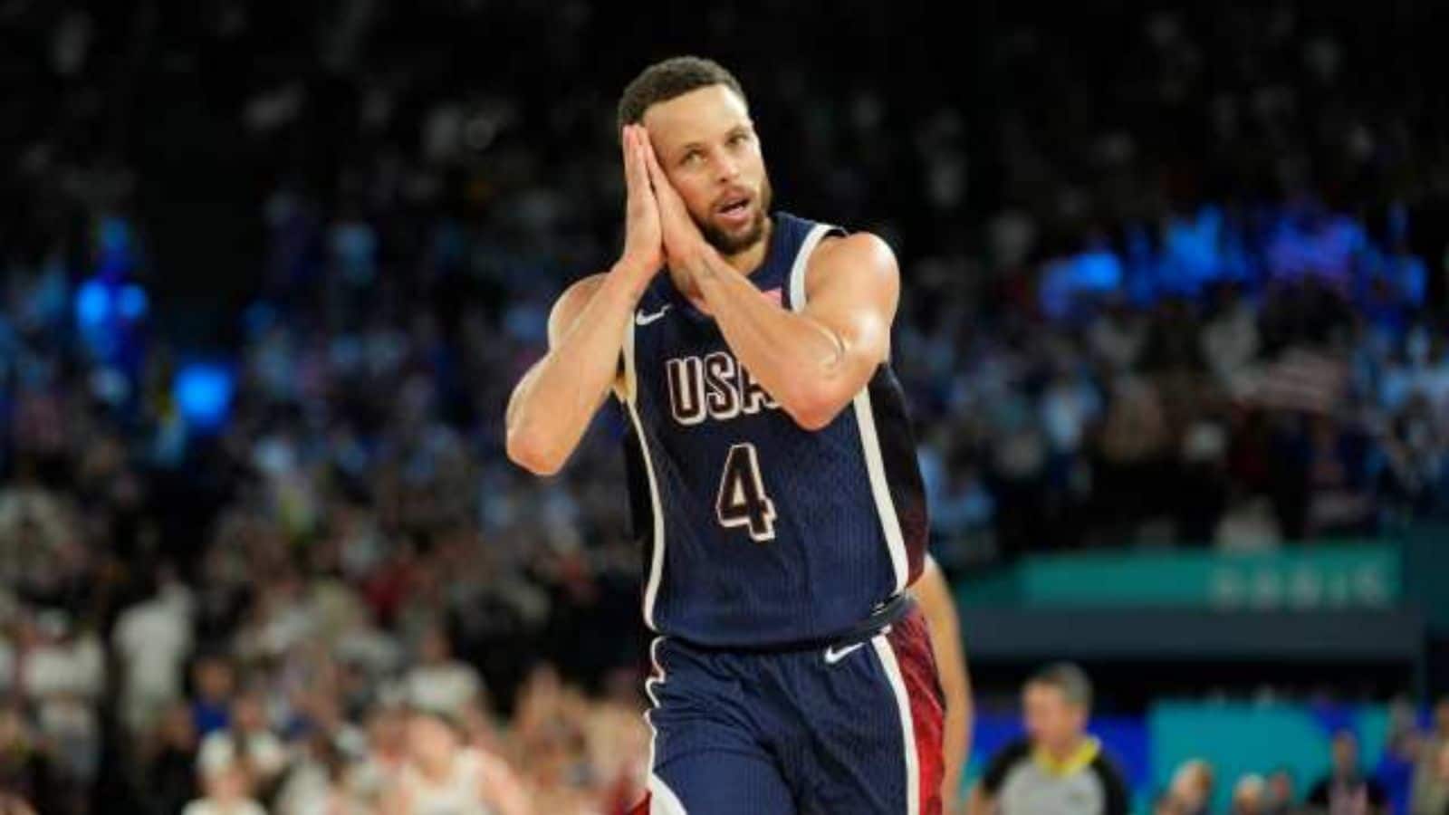 Stephen Curry puts France President Emmanuel Macron through rollercoaster of emotions with stunning display