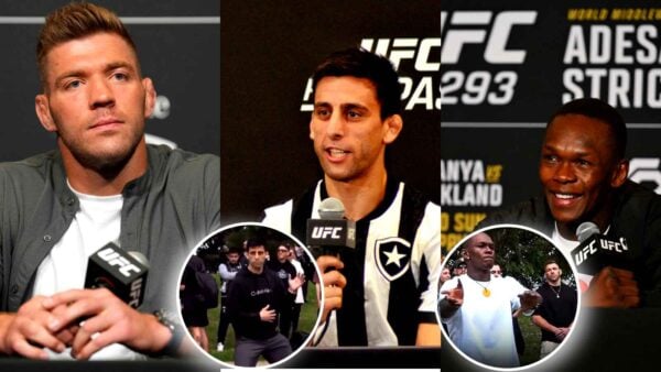 Steve Erceg, Dricus Du Plessis and Israel Adesanya provide viral moments ahead of UFC 305