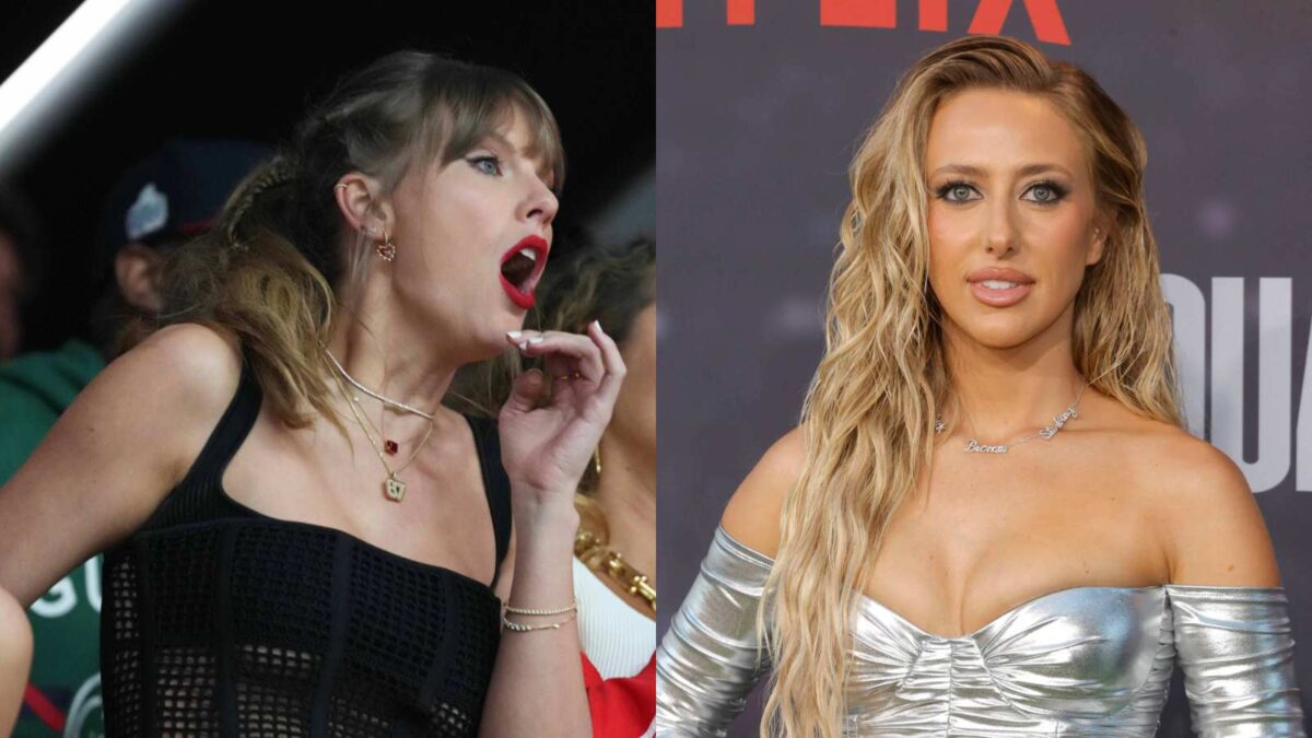 “To be a hater as an adult" Brittany Mahomes gives fiery reply to Taylor Swift fans criticizing her for liking Donald Trump post