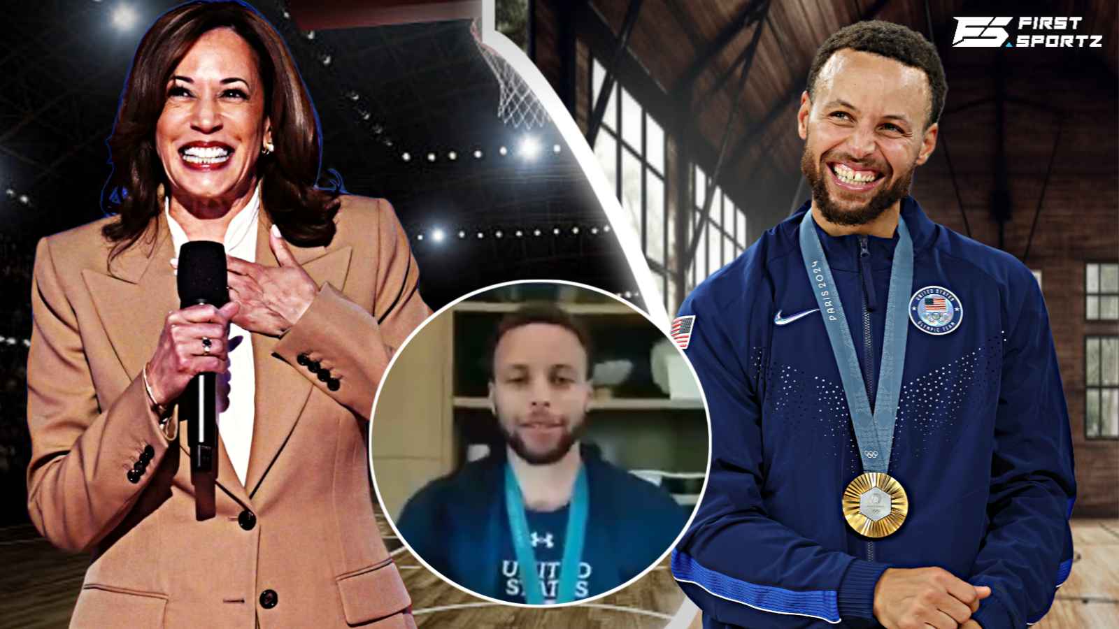 Stephen Curry HYPES up Kamala Harris at Democratic convention following coach Steve Kerr