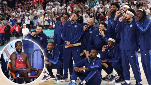 Team USA basketball have fitting reply to Noah Lyles after gold medal win at Paris Olympics