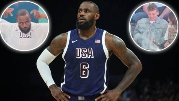 Leon Marchand turned up to watch Team USA and LeBron James at Paris Olympics 2024