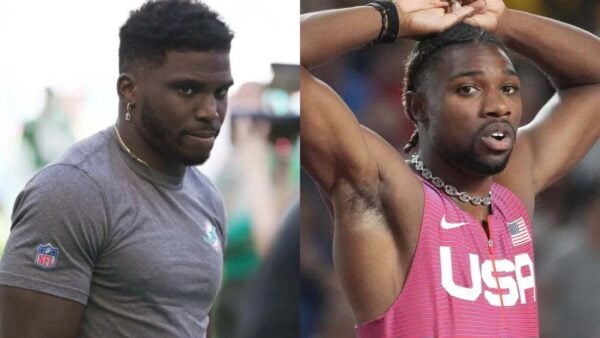 Tyreek Hill and Noah Lyles