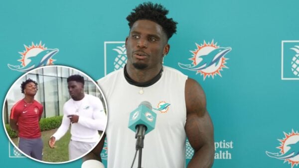 "He's ducking" Tyreek Hill refused to race IShowspeed even after YouTuber showed up to Dolphins training ground