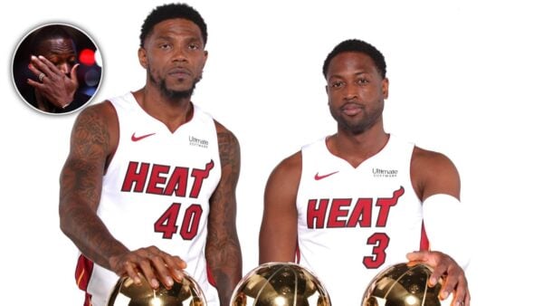 Udonis Haslem and Dwyane Wade were teammates on Miami Heat NBA title winning squads