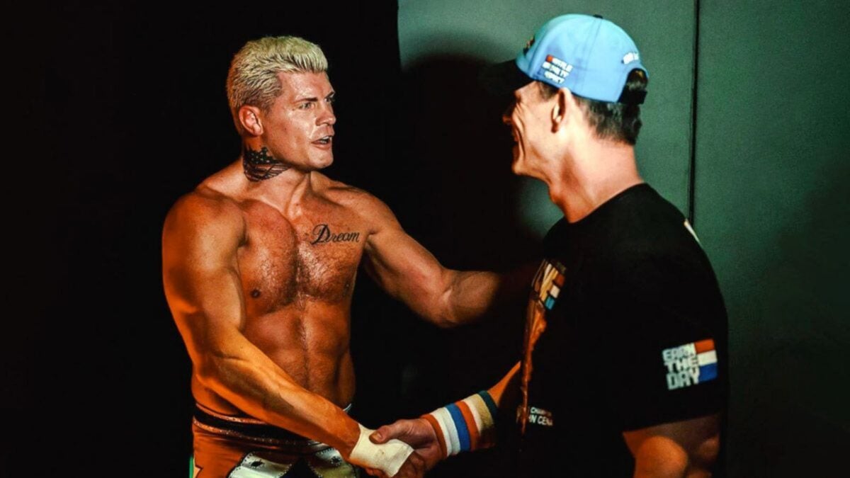 Cody Rhodes and John Cena