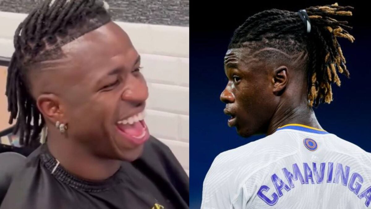 Vinicius Jr. hairstyle