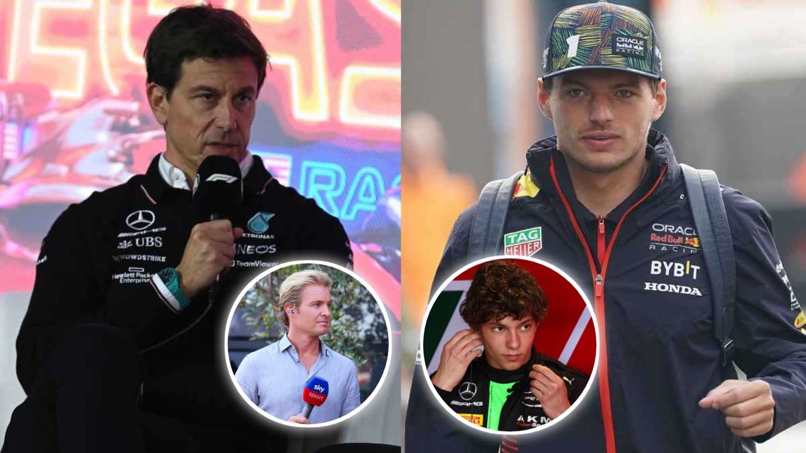 Nico Rosberg insists Toto Wolff “still wants” Max Verstappen at Mercedes despite Kimi Antonelli move