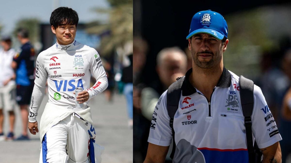 Yuki Tsunoda and Daniel Ricciardo