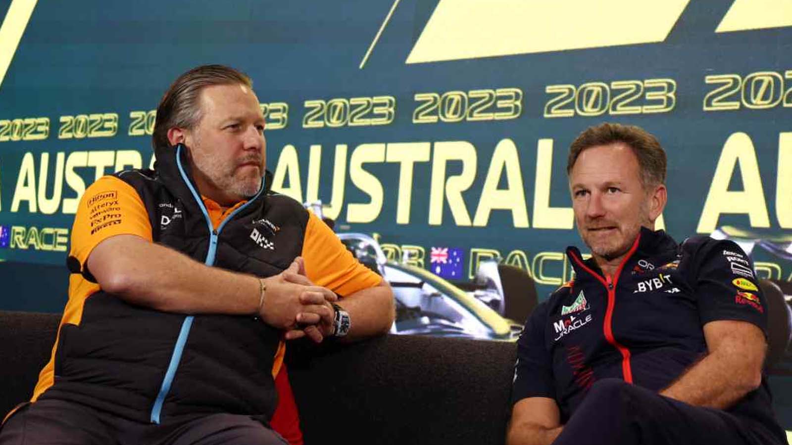 Zak Brown and Christian Horner travel together to ‘restore peace’ amidst close 2024 title battle