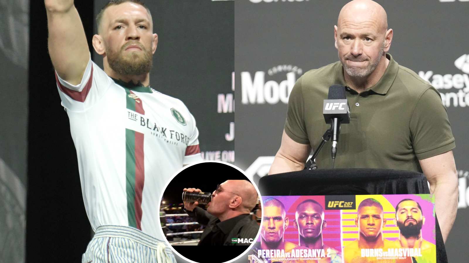 “Never fighting again!” Conor McGregor DOWNS beer during live event as fans worry for fighter’s UFC return