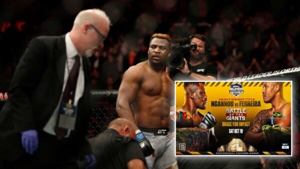 Francis Ngannou will fight Renan Ferreira in his PFL debut