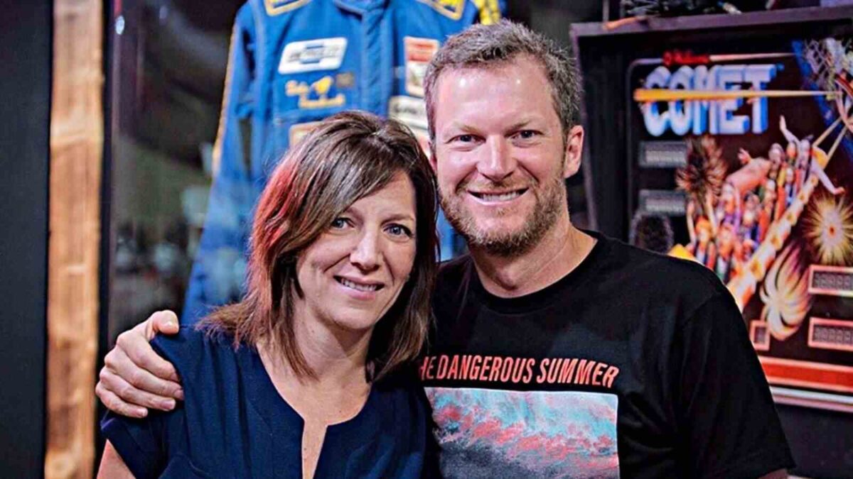 Kelly Earnhardt and Dale Earnhardt Jr.