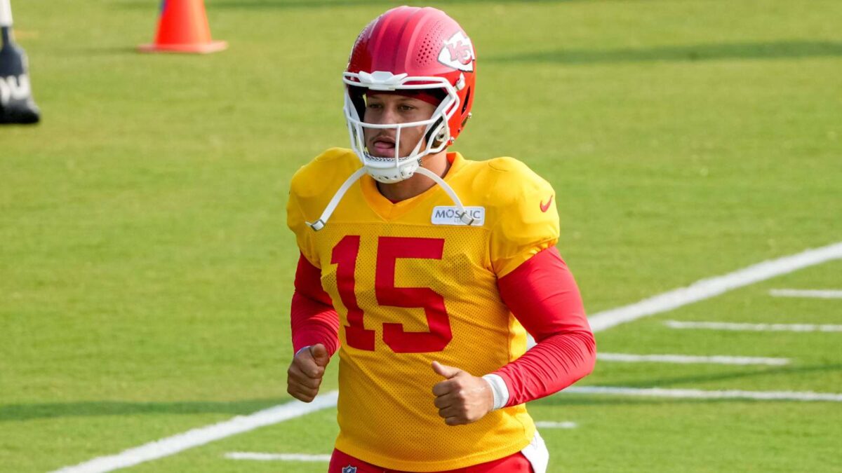 Patrick Mahomes' bemused reaction to USA flag football QB Darrell Doucette's claims of possessing better IQ than three time Super Bowl winner