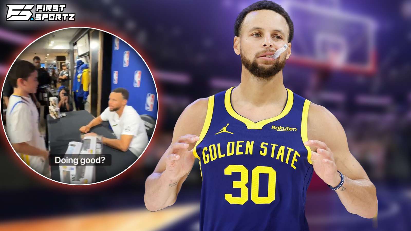 “Mr. Curry would you sign my jersey?” Stephen Curry makes young fan’s day with heartwarming interaction