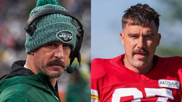 Aaron Rodgers and Travis Kelce