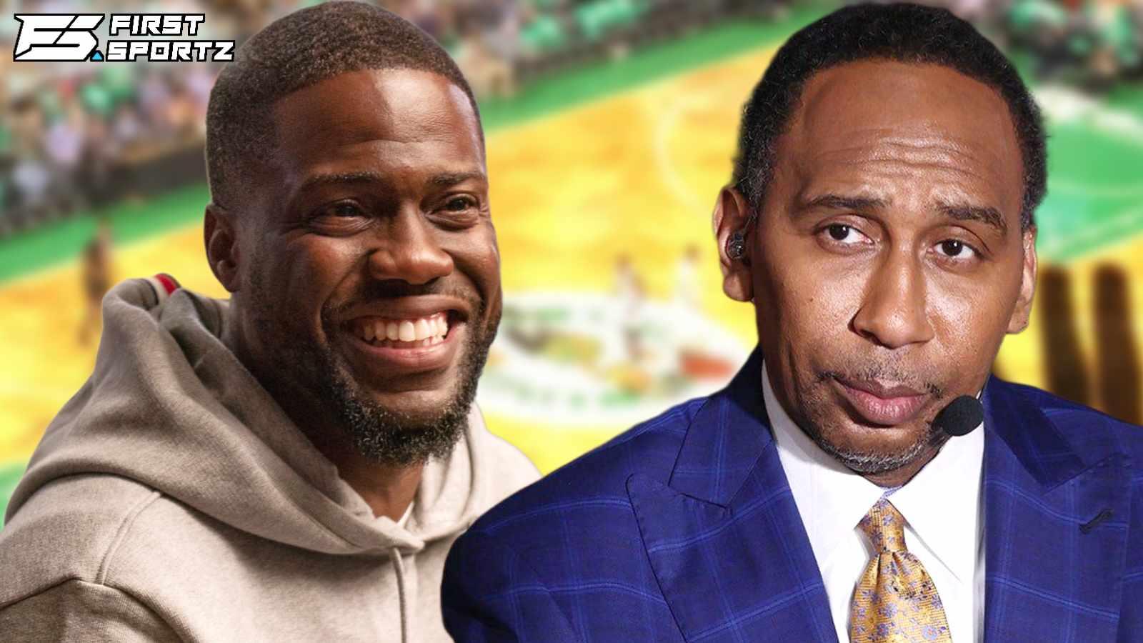 Kevin Hart BRUTALLY roasts Stephen A. Smith’s hairline on live TV