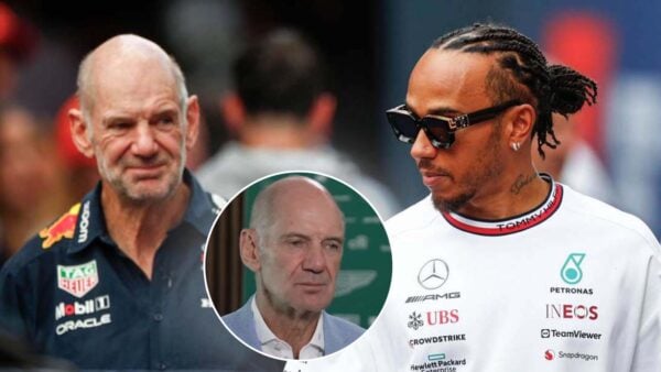 Adrian Newey and Lewis Hamilton (via IMAGO, Sky Sports F1, Screenshot)