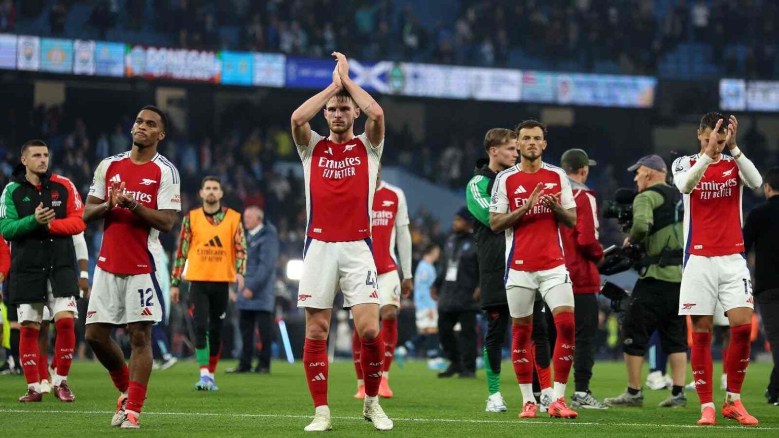 Ecstatic Erling Haaland throws ball at Gabriel Magalhaes' head after ...