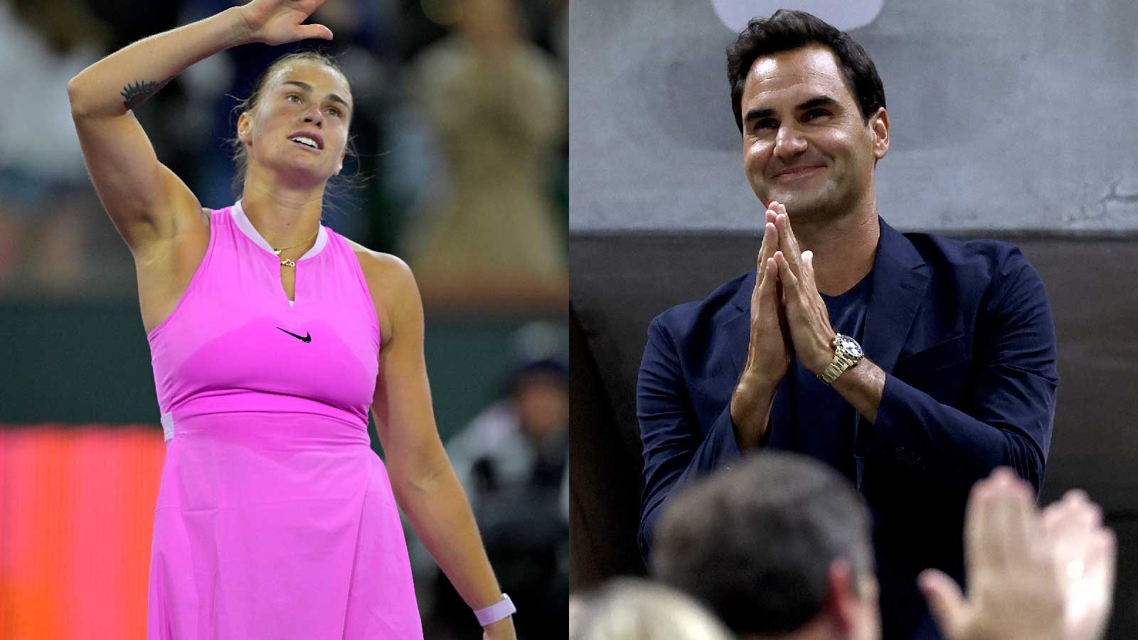 Aryna Sabalenka accepts she was trying to impress Roger Federer during her quarterfinal match at 2024 US Open