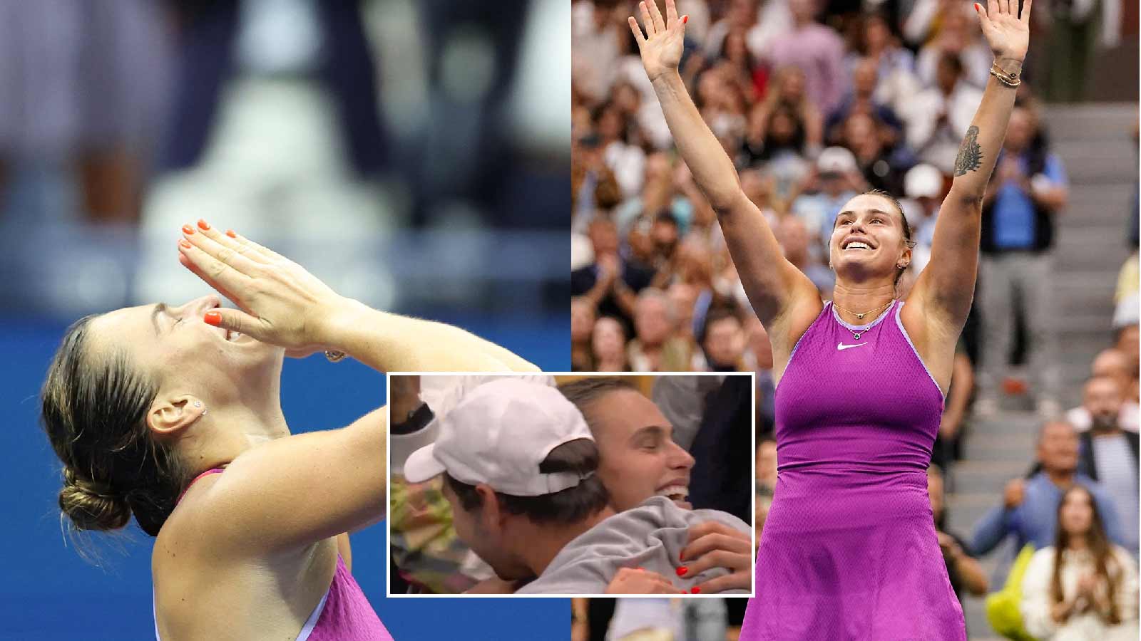 Aryna Sabalenka hugs her team who “wouldn’t exist” without her after winning maiden US Open title