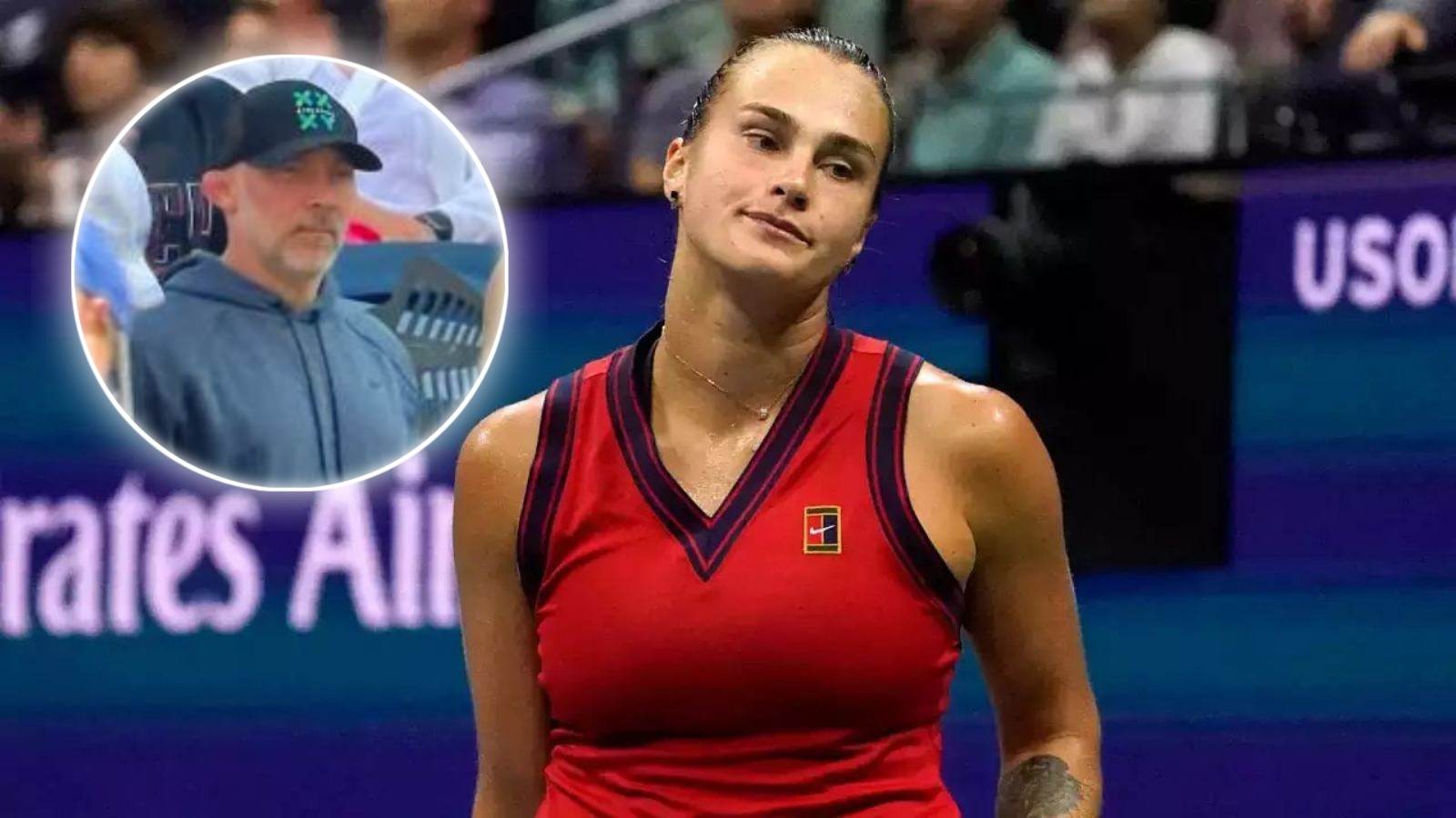 Aryna Sabalenka’s fitness coach, Jason Stacy, faces criticism for wearing a hat from the pro-women brand ‘XX-XY Athletics’