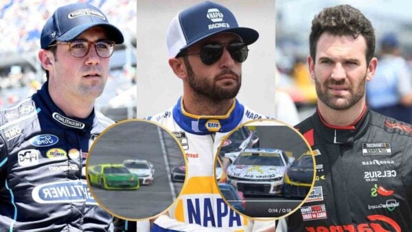 Austin Cindric, Chase Elliott and Corey LaJoie