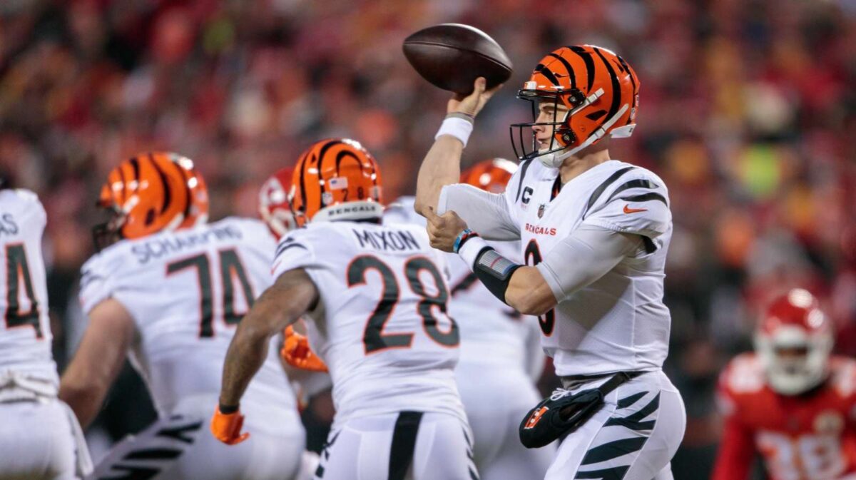 Bengals' Joe Burrow isn't thinking about playoffs at all after horror 0-3 start to the season
