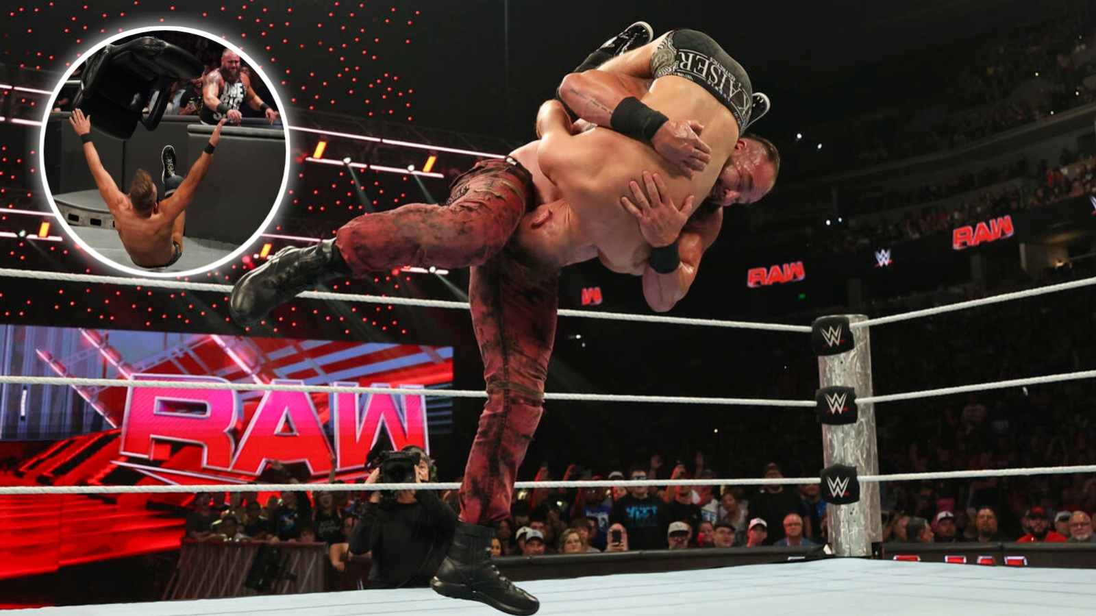 Video: Braun Strowman almost knocks the head off of 34-year-old star with brutal flying chair shot on Raw 