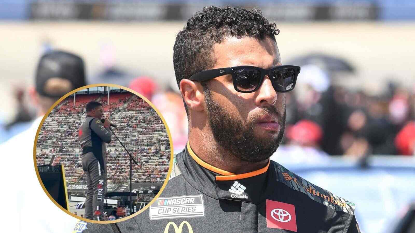 (Video) Bubba Wallace gives PERFECT response to boing fans at Bristol