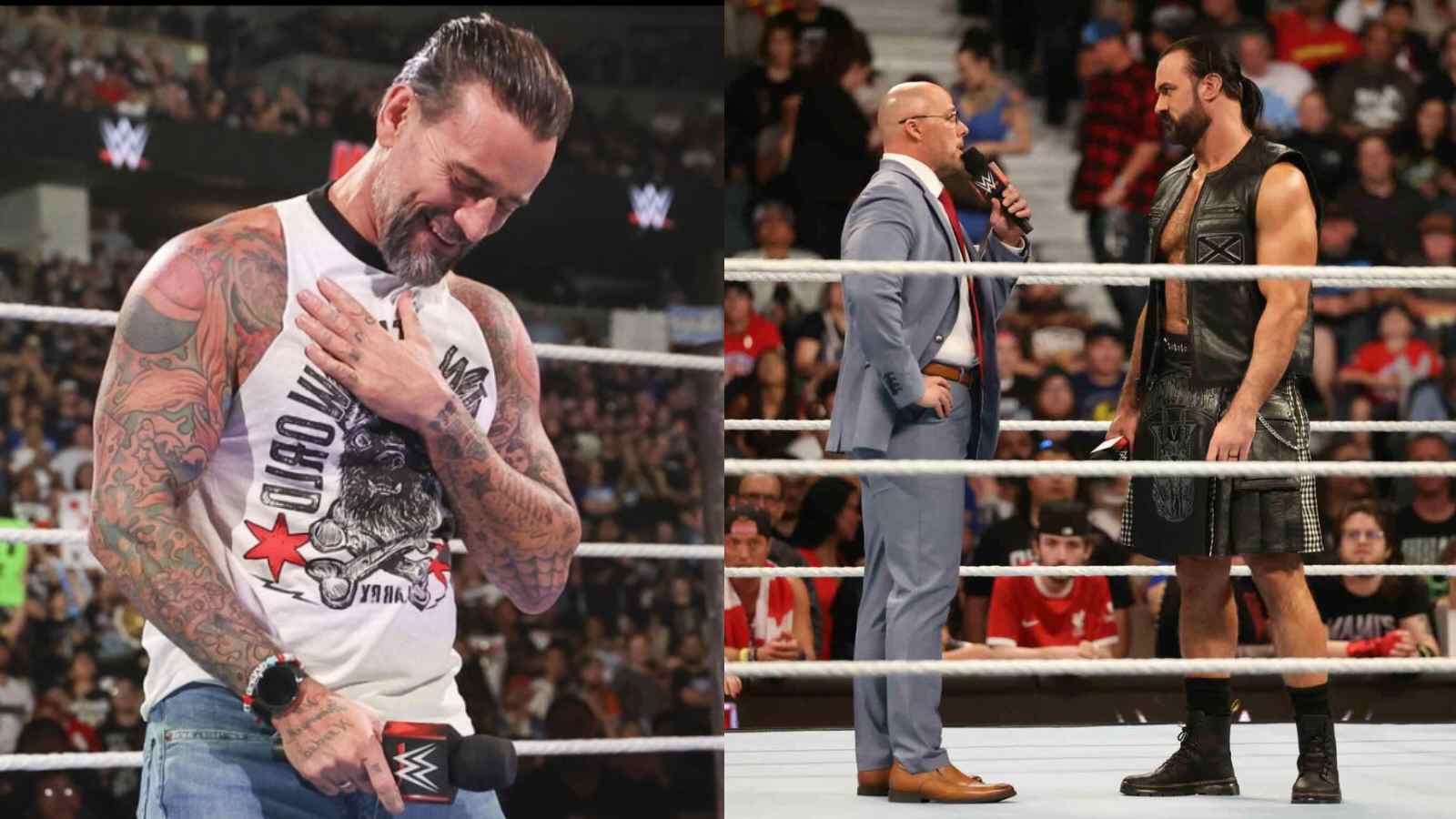 CM Punk reacts to Hell in a Cell match announcement against Drew McIntyre at WWE Bad Blood on Raw