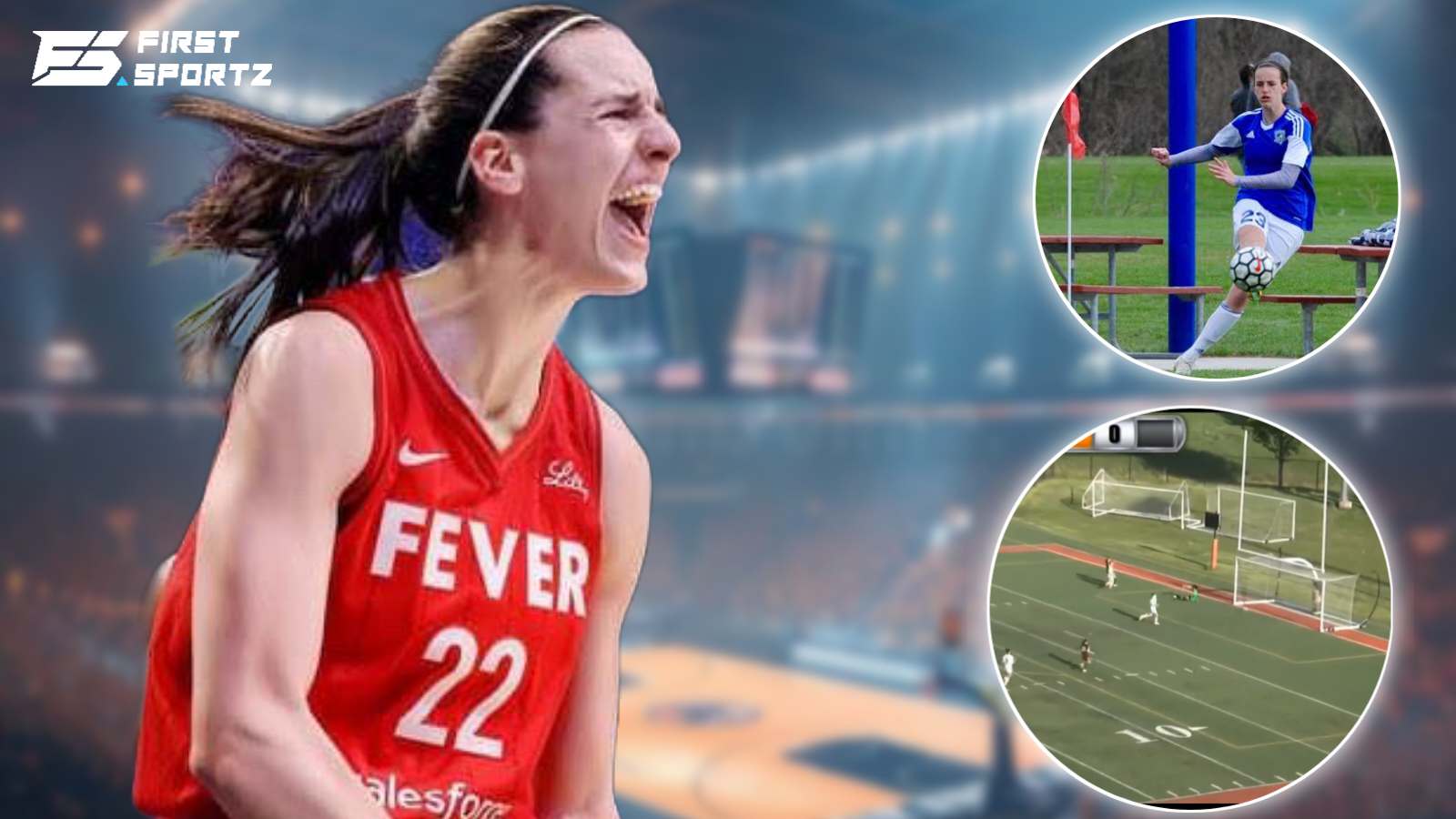 “Multifaceted queen” – Caitlin Clark cannot stop surprising fans as high school clip of superstar acing on soccer pitch goes viral