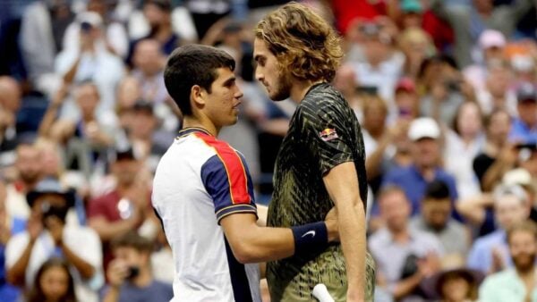 Carlos Alcaraz and Stefanos Tsitsipas