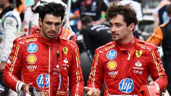 Carlos Sainz and Charles Leclerc (via Getty Images)