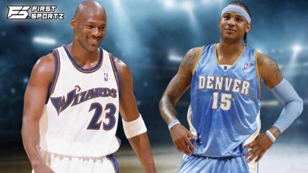 Carmelo Anthony noticed intelligent basketball from 40-year-old Michael Jordan at the Washington Wizards