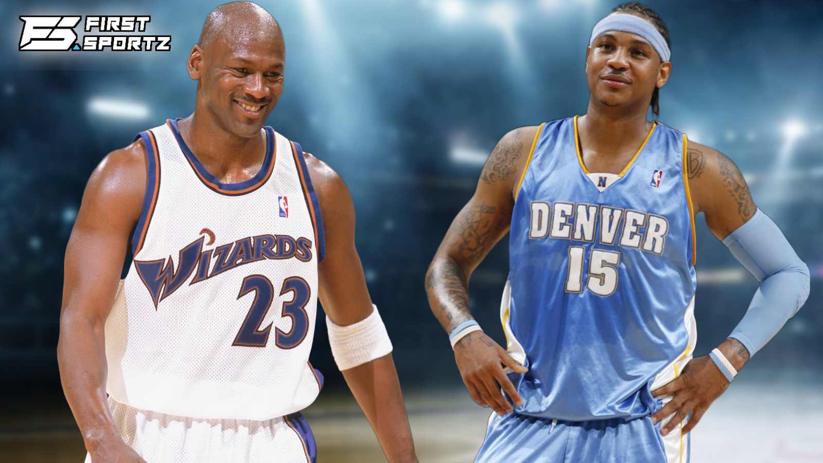 40-year-old Michael Jordan’s easy-going scoring stunned Carmelo Anthony