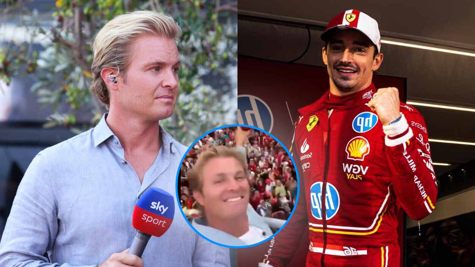 (Video) “Forza Ferrari!” Nico Rosberg celebrates Charles Leclerc’s incredible Italian GP victory with the Tifosi