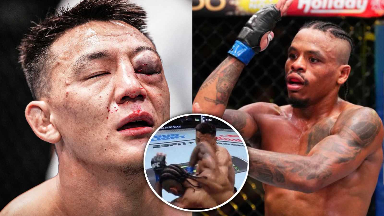 Graphic Warning! UFC fighter suffers brutal injury from DEVASTATING elbow strike