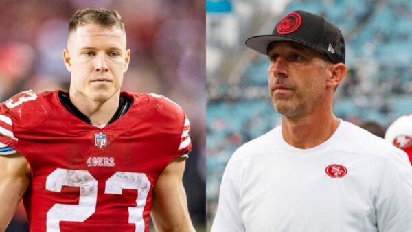 Christian McCaffrey and Kyle Shanahan