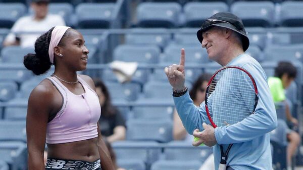 Coco Gauff and Brad Gilbert